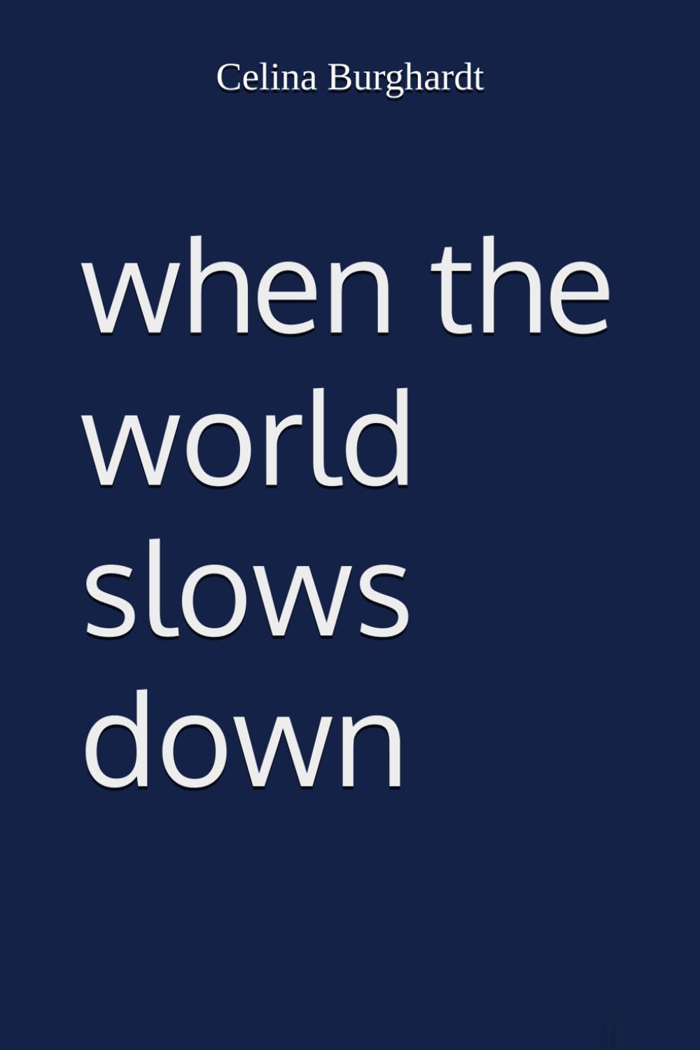when the world slows down