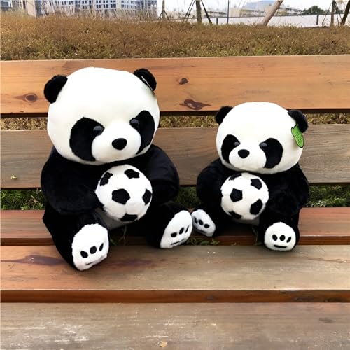 Image of Tickles Panda with Ball Soft Stuffed Plush Animal Toy for Kids Boys & Girls Birthday Gifts (Color: Black & White Size: 25 cm)