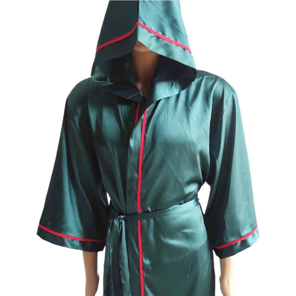 De Boxeo con Capucha De Seda Satinada para Artes Marciales Kickboxing, De Entrenamiento para Competición, Uniforme De Muay Thai MMA para Hombres Y Mujeres