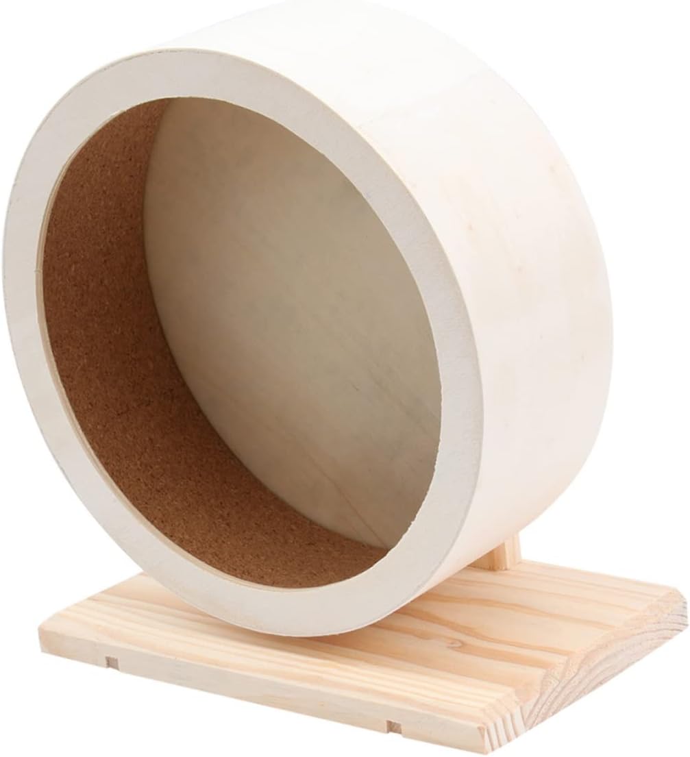 NOLITOY Silent Hamster Wheel Saucer Pet Hamster Roller Noisy Jogging Wheel Pet Toy