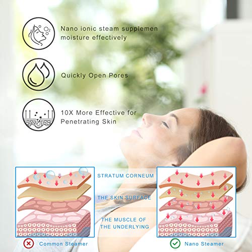 Kingsteam Professional Facial Steamer Ozone Facial Steamer Warm Mist Humidifier, Design for Face Sauna Spa and Personal Care Use At Home or Salon. - Thumbnail 5