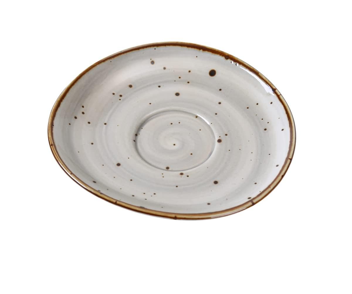 Yanco LY-002 Lyon 6.5 in. Saucer Reactive Glaze - Pack of 36