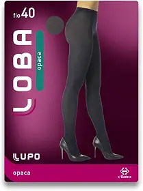 Meia Calça Loba Opaca Fio 40 (Adulto) Tamanho: Gg | Cor: Preto