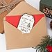 KINGLAKE Christmas Tags - Thank You Gifts with String, 50 Pcs Xmas Paper Labels