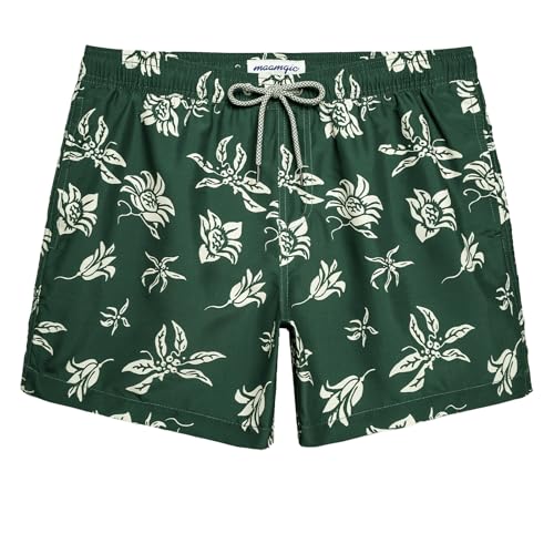 Image of maamgic Mens Swim Trunks 5 Inch with Mesh Liner Breathable for Beach