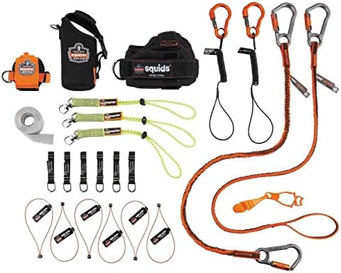 Tool Tethering Kit for Glaziers, Includes Tool Lanyards and Attac...