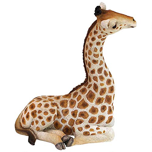 Design Toscano Zari The Resting Giraffe Statue: Medium #TOP4
