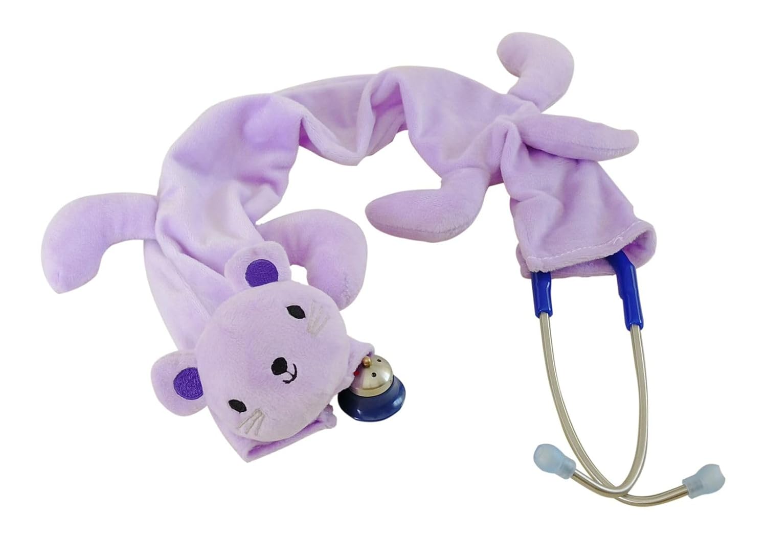 Pedia Pals Cat Stethoscope Cover – Soft & Washable Pediatric Accessory for Nurses & Doctors, Fun Animal Design to Comfort Kids | Universal Fit for Standard Stethoscopes, Latex-Free & Child-Friendly