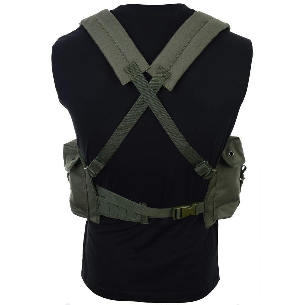 Mil-Tec Unisexe 1610353000190000-brystrig Chest Rig, olive, taille unique UE
