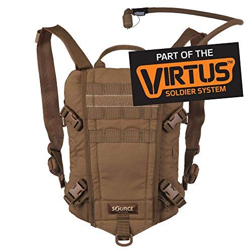 Source Tactical Gear Rider Low Profile Hydration System (Coyote, 3-litres)