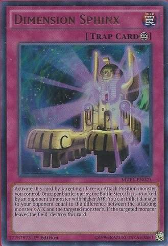 YU-GI-OH! - Dimension Sphinx (MVP1-EN023) - The Dark Side of Dimensions Movie Pack - 1st Edition - Ultra Rare