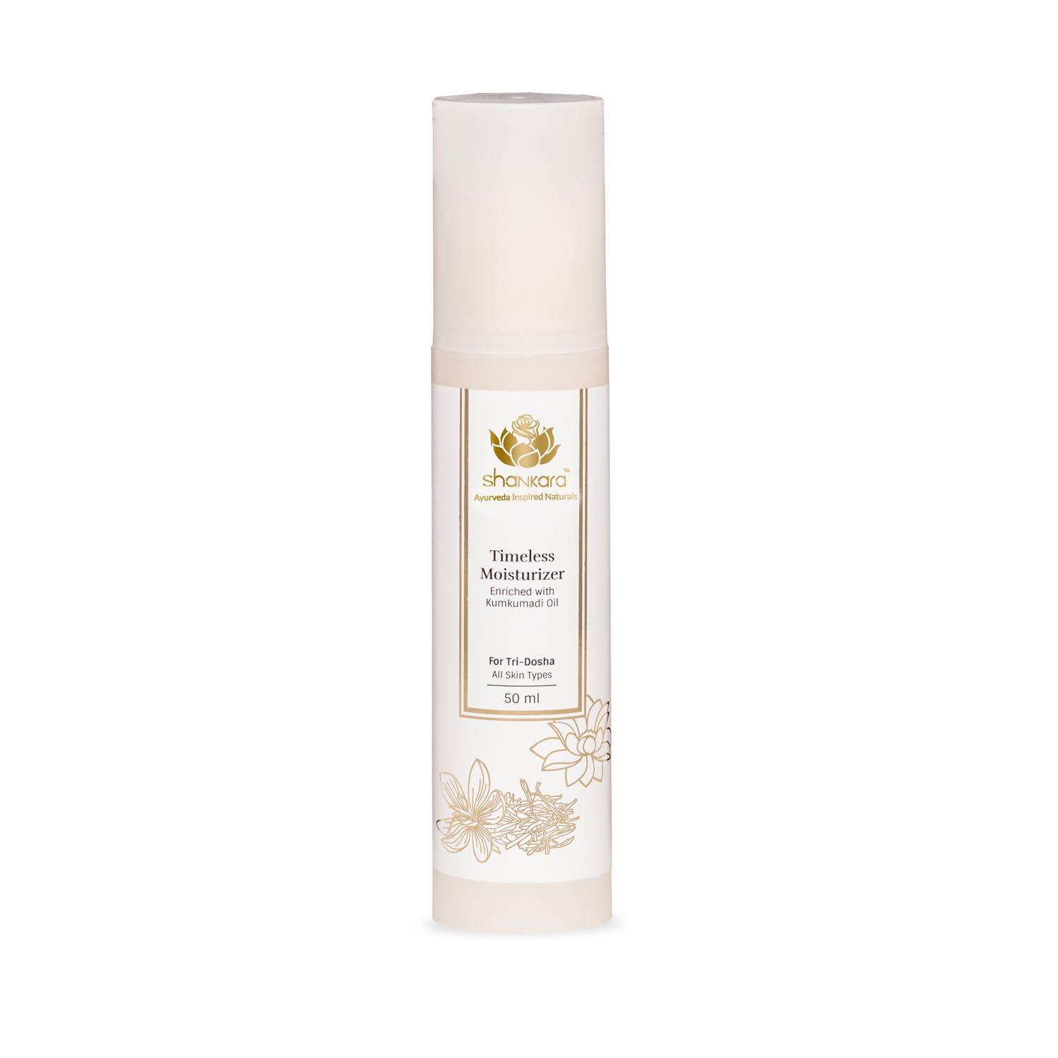 - Shankara Timeless Lotion Moisturizer With The Goodness Of Saffron, Lotus And Vitamin C For All Skin Types - (50 Ml)