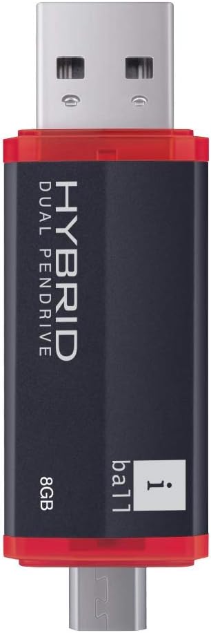 Iball 16 GB Dual Drive Hybrid Dual PenDrive Version 2.0 For Android Devices and Computers