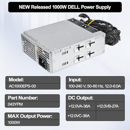 Fuente de alimentación LXun AC1000EPS-00 1000W ATX miniatura 5