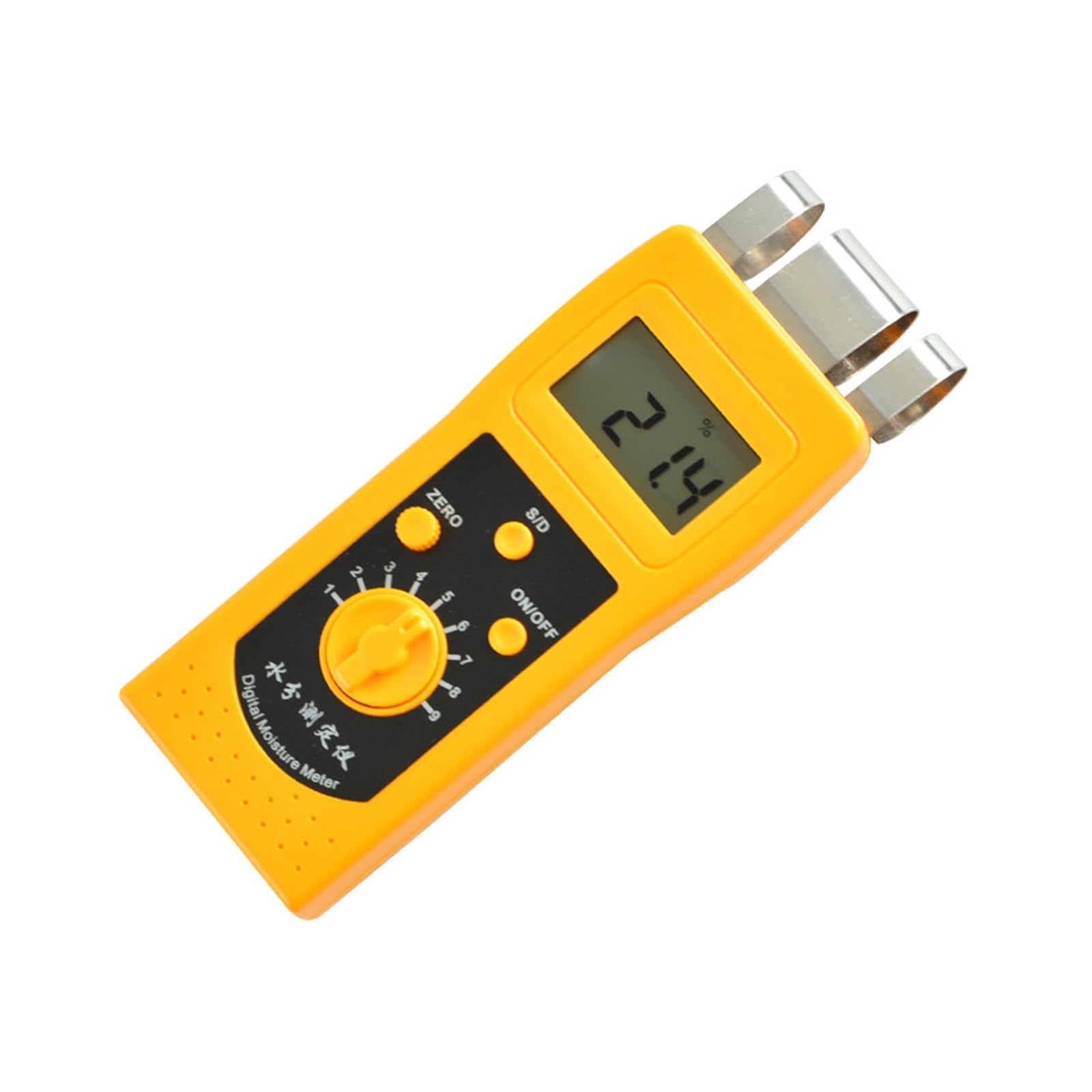 Medidor de humedad de hormigón para paredes y suelos, probador de madera tipo pin con pantalla LCD, ideal para decoración de edificios, investigación y experimentos