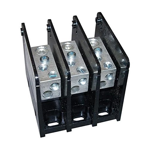 Pwr Dist Block, 175A, 3P, 2P Secndry, 600Vac