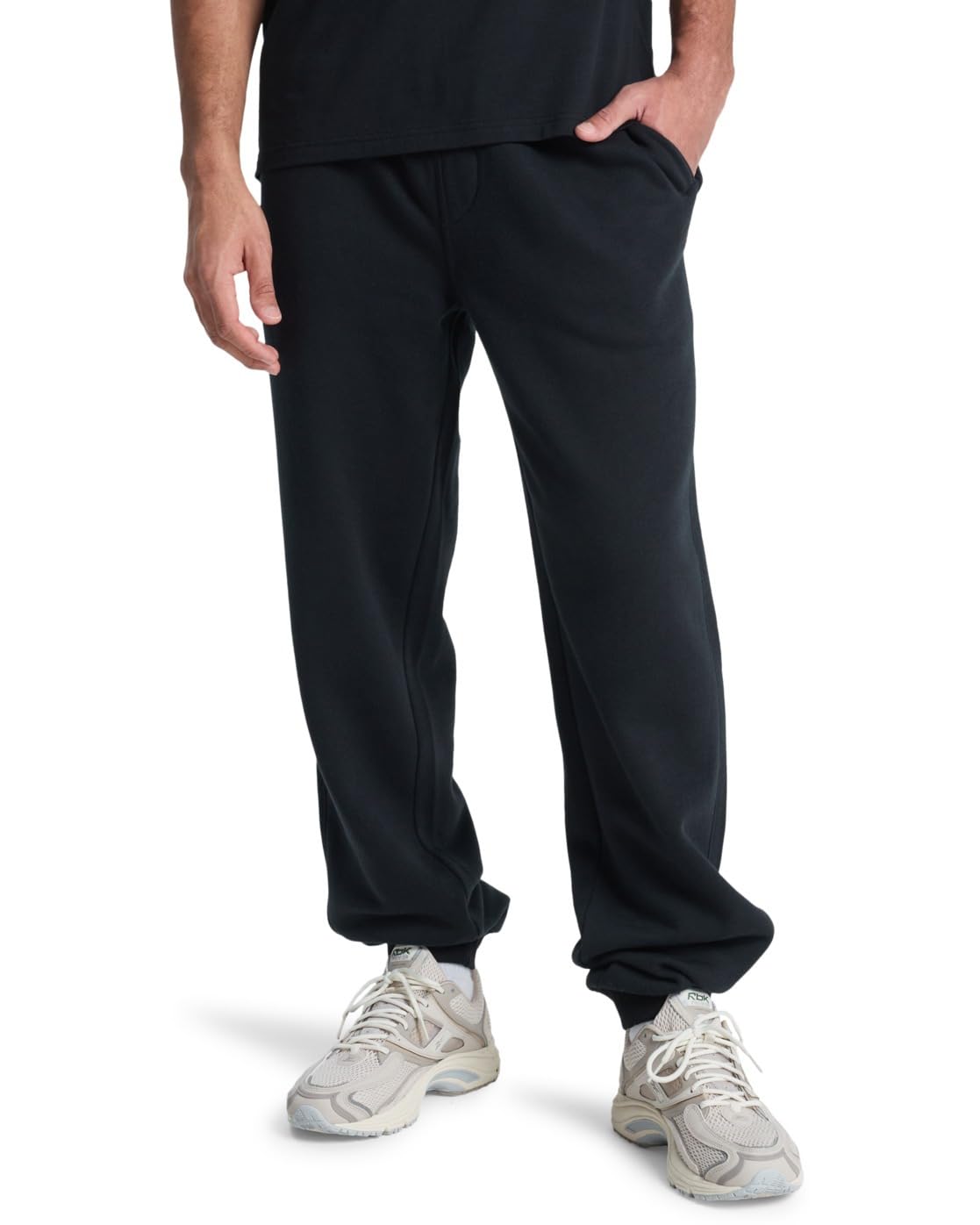 Quiksilver Elastic Waist Pants Salt Water Jogger Men Black S