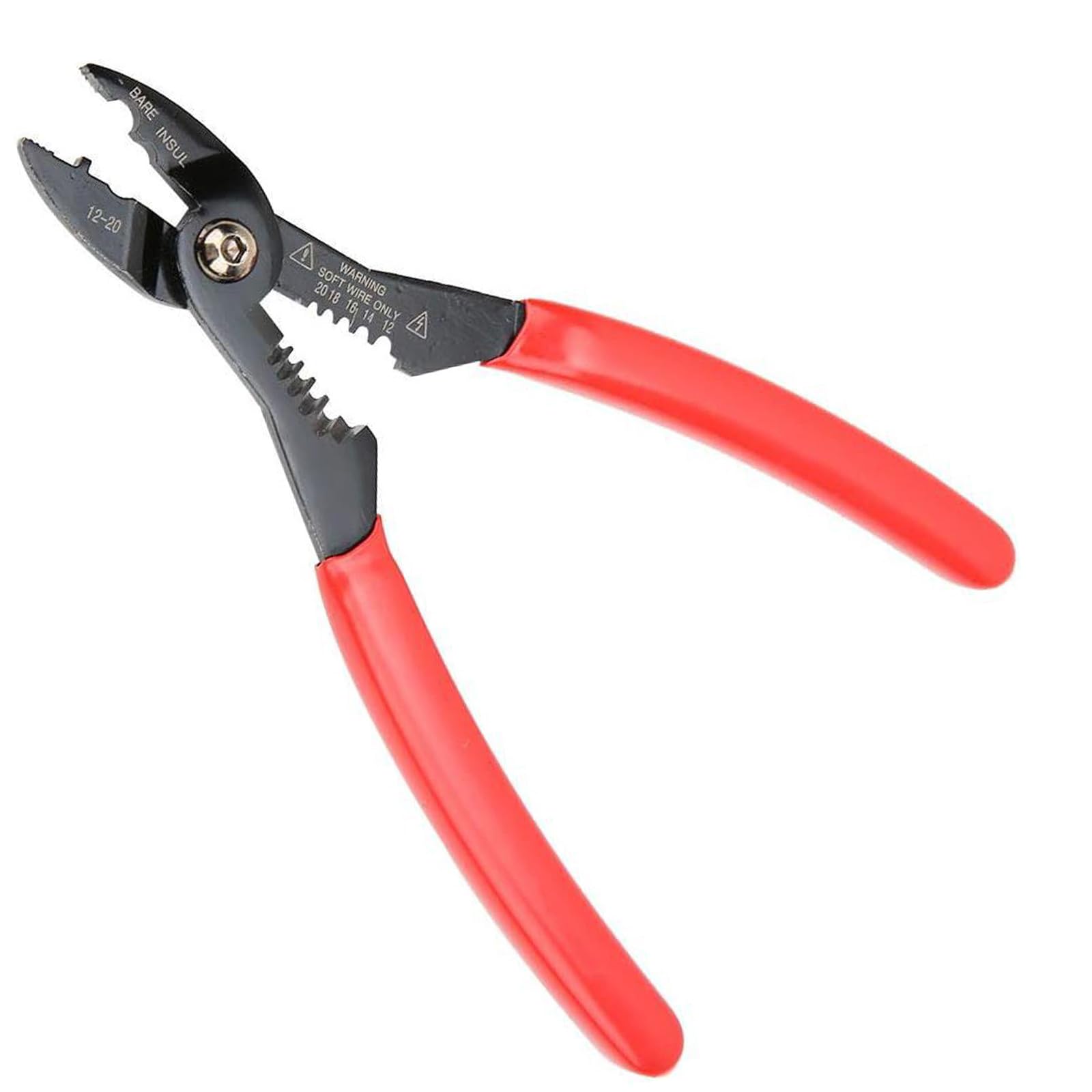 Professional Wire Stripper Wire Processing Tool Stripping Crimping Cutting Splicing Functions Heavy Duty Construction Multipurpose Electricians Pliers