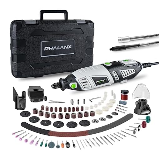 PHALANX 180W Rotary Tool Kit with Accessories