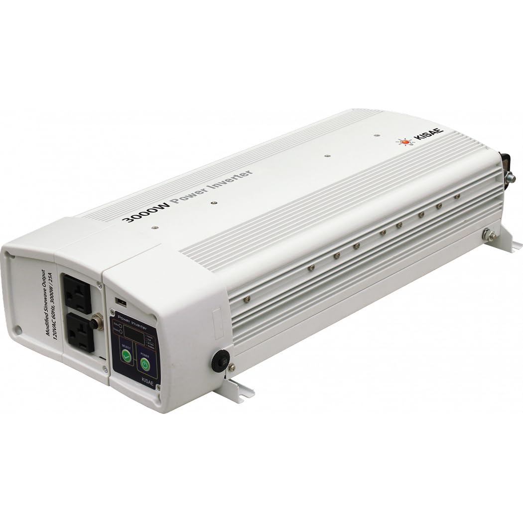 KISAE 3000 Watt Pure Sine Wave Power Inverter with Transfer Switch
