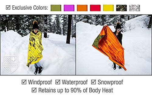 Swiss Safe Emergency Thermal Blankets