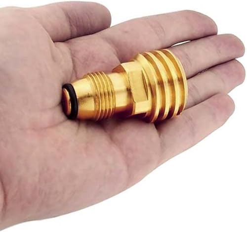 Miniatura 3 de Convierte la válvula de servicio de propano LP TANK POL a salida QCC (Tipo 1) Adaptador de latón