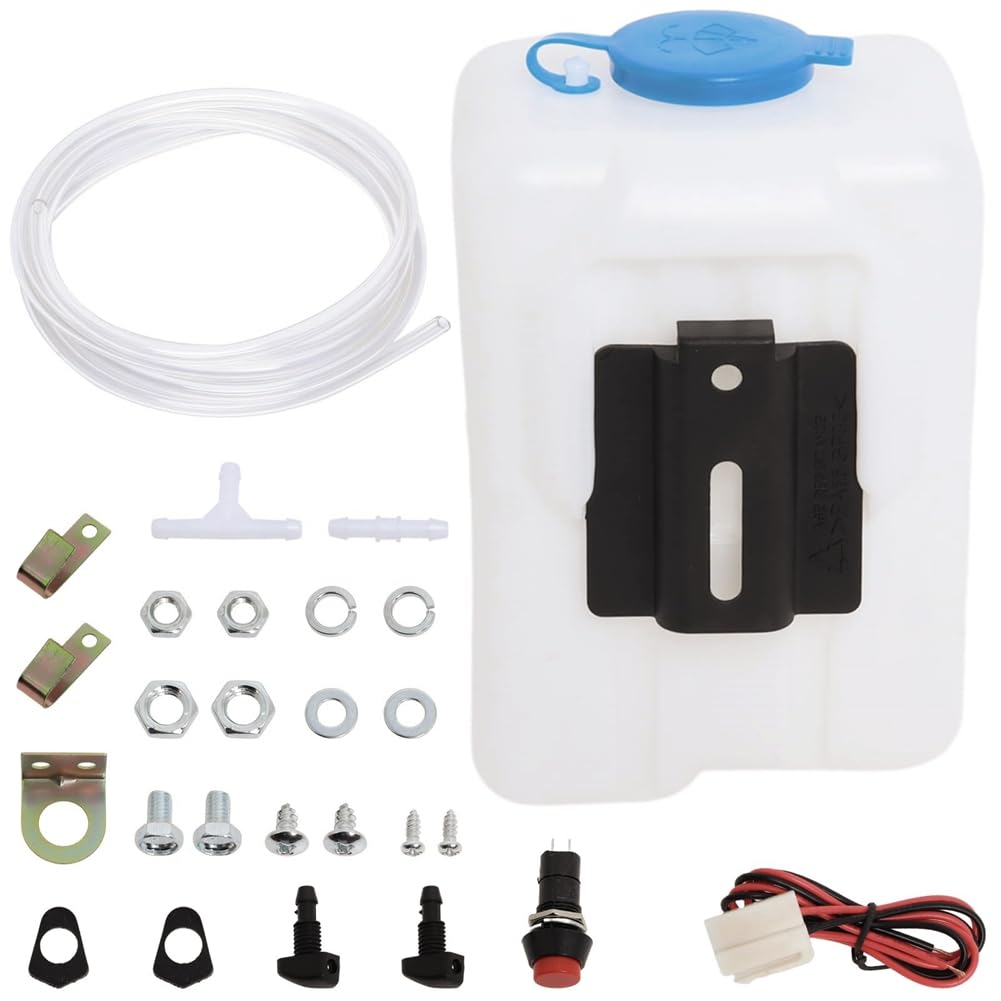 UDSKNV[KSL Car Windshield Washer Fluid Reservoir Tank Bottle Universal 99300 with Pump Kit Accessories