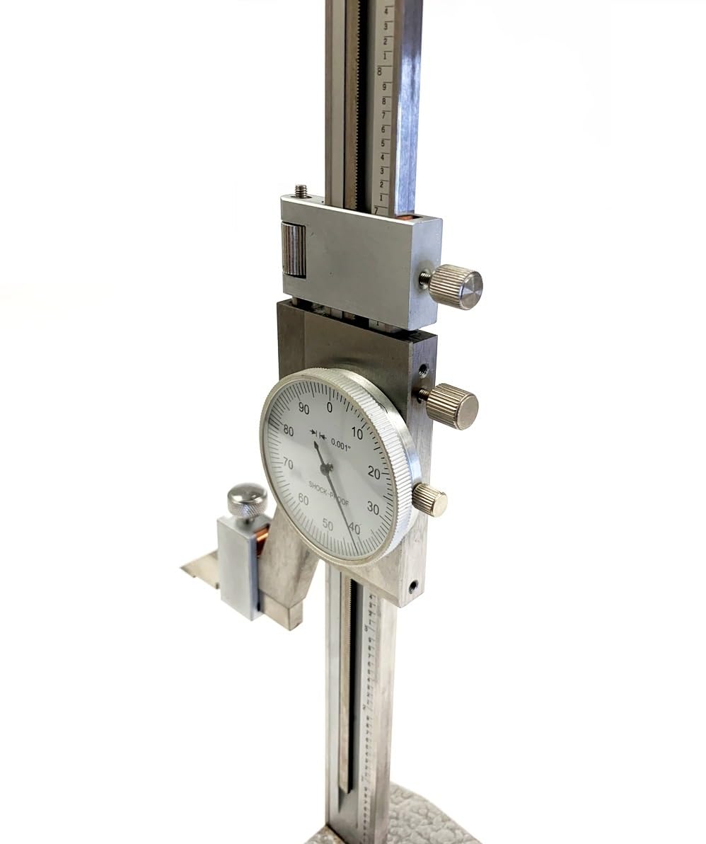 HHIP 4300-0028 Stal nierdzewna Dial Height Gage, rozmiar 0-6"