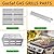 GasSaf 19.5 Grill Grates, 17.5 Flavorizer Bar and 13-1/4 Heat Deflectors for Weber Genesis 300, Genesis 310 320 330 and More Gas Grills with Front Control Panel, Grill Parts for Weber 7524 7620 7622