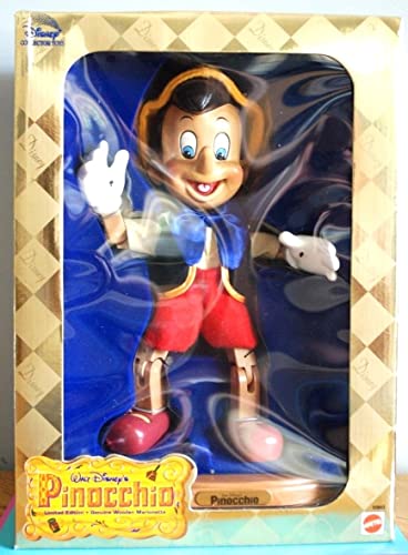 Mattel Disney Pinocchio Edizione Limitata Marionette 20845, Introdotto 1998, MOLTO DA TROVARE