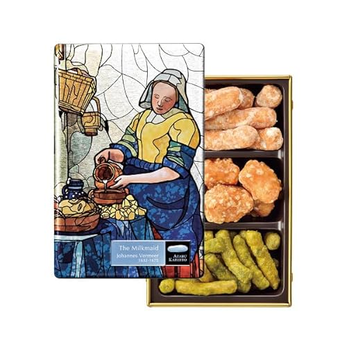 麻布かりんと KARINTO MUSEUM かりんとミュージアム 選べる11種類 お菓子 和菓子 かりんとう お土産 人気 画家 (牛乳を注ぐ女 (フェルメール))