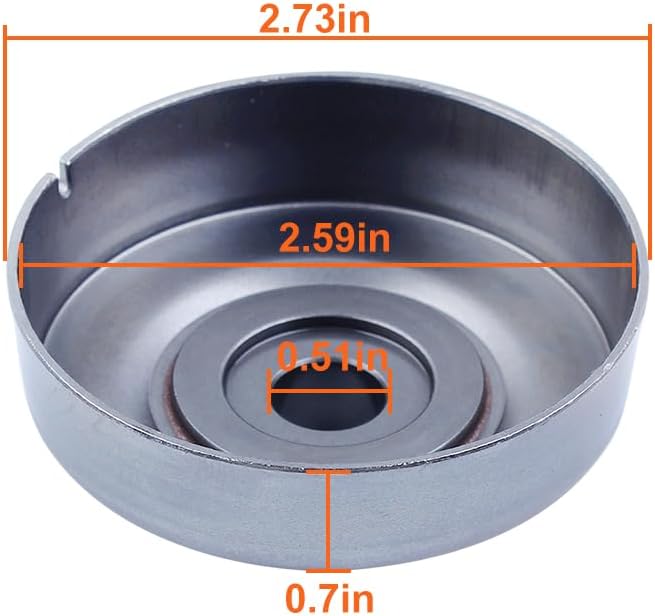 Miniatura 2 de 1143 020 1207, kit de cilindro de 1.732 in, para Stihl MS251 para pieza de motosierra