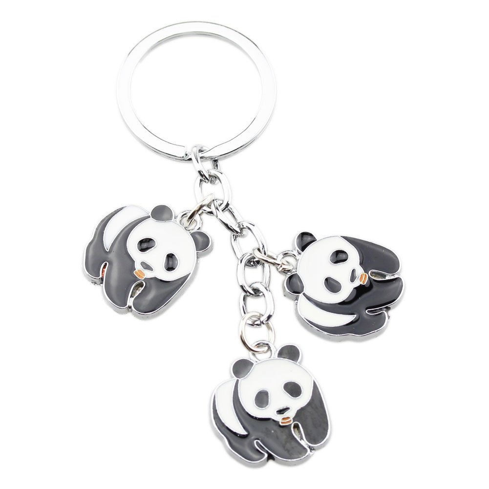 FOY-MALLFOY-MALL Fashion Cute Metal Chinese Panda Charm Keychain J1161M