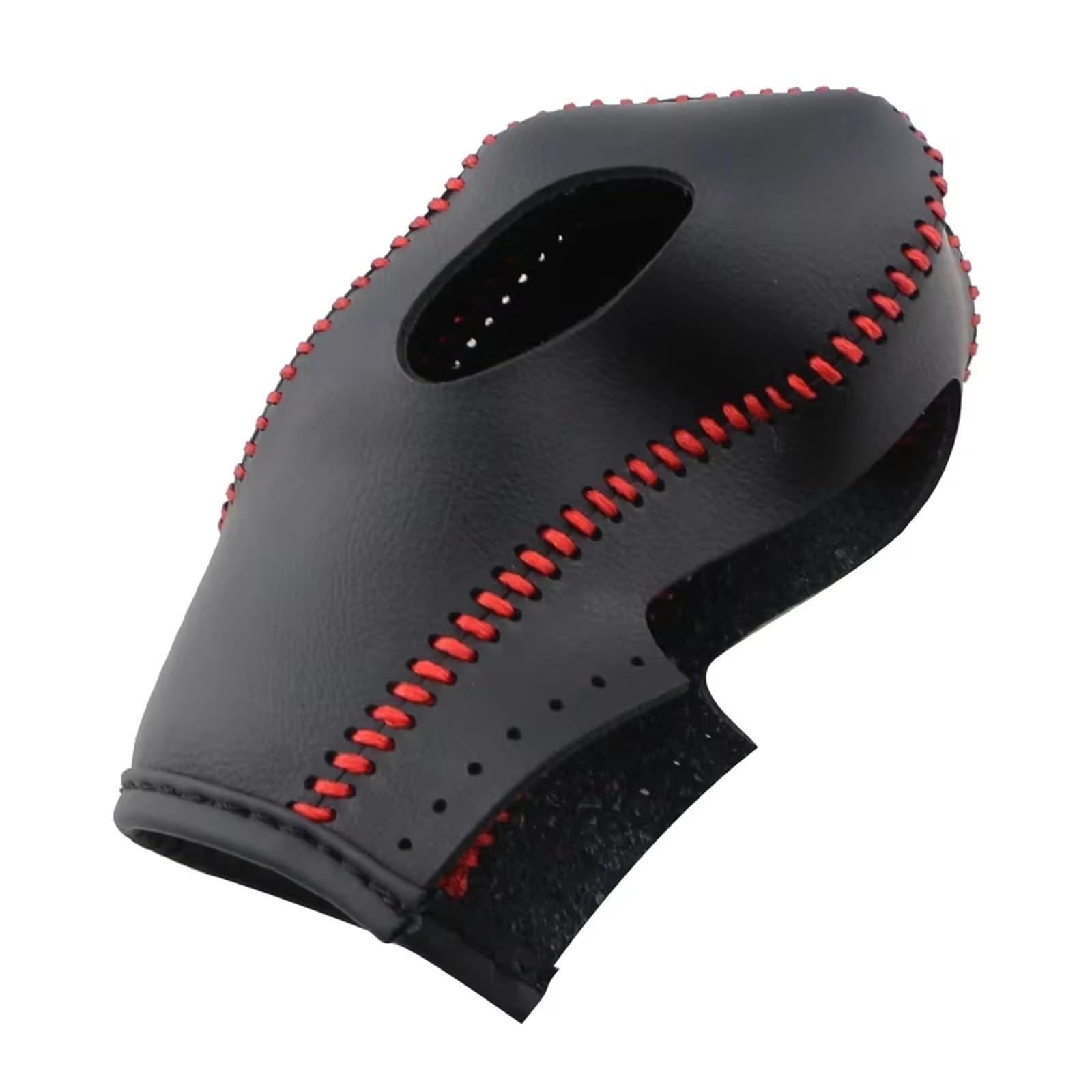 Lnhygtfr Red Compatible With For Escape For Kuga For Mondeo For Ecosport For Edge For Focus For Escort Car Gear Shift Knob Gearbox Shift Knob Cover Car Decoration(,Rhd)
