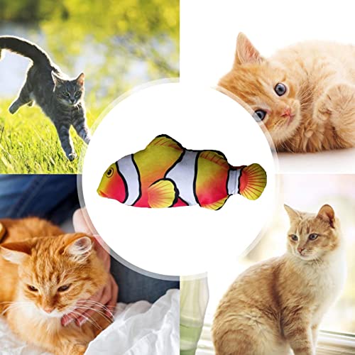 Flopping Fish Toy for Dogs - gato peixe em movimento elétrico com bolsa catnip - Brinquedo para cach