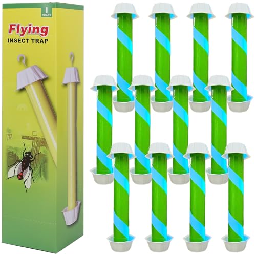 Trampas adhesivas para moscas y avispas con tira fluorescente de gran poder de captura 2