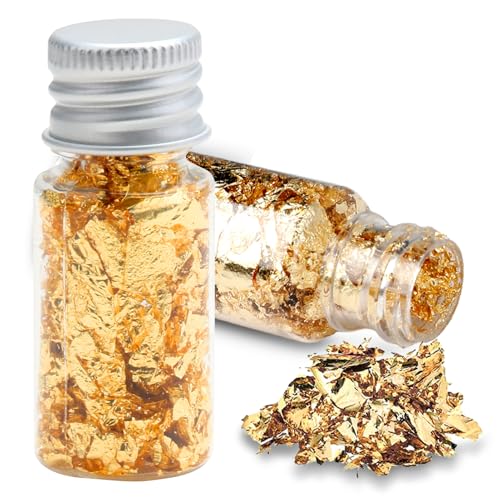 Copos de hoja de oro comestibles