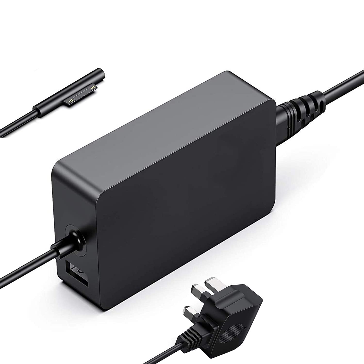 Surface Laptop Charger for Microsoft Surface Pro Charger with Surface Book 65W Compatible for Surface Go, Surface Laptop Go, Windows Surface Charger