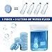 JNXIJ 100 PCS Car Windshield Washer Tablets, Auto Window Glass Cleaner Solid Effervescent Tablet, Vehicle Windshield Wiper Fluid Concentrated Cleaning Tablets for Clear Vision