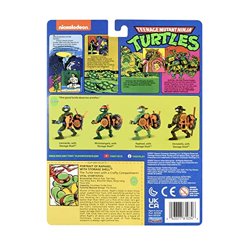 image for Teenage Mutant Ninja Turtles: 4” Original Classic Storage Shell Raph