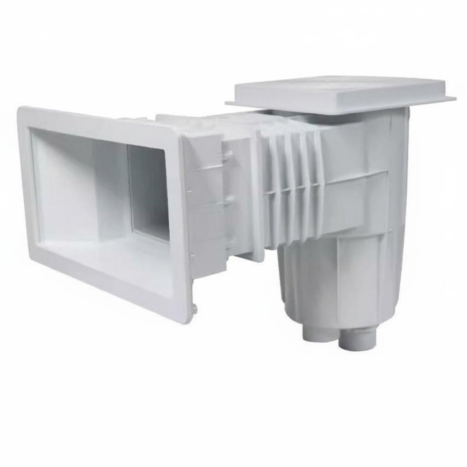 Skimmer de Piscina Profesional Automático Desnatador Colector de Residuos Cesta Extraíble Sólido Diseño Unificado y Cesta de Colador Apto para, Aq-0060