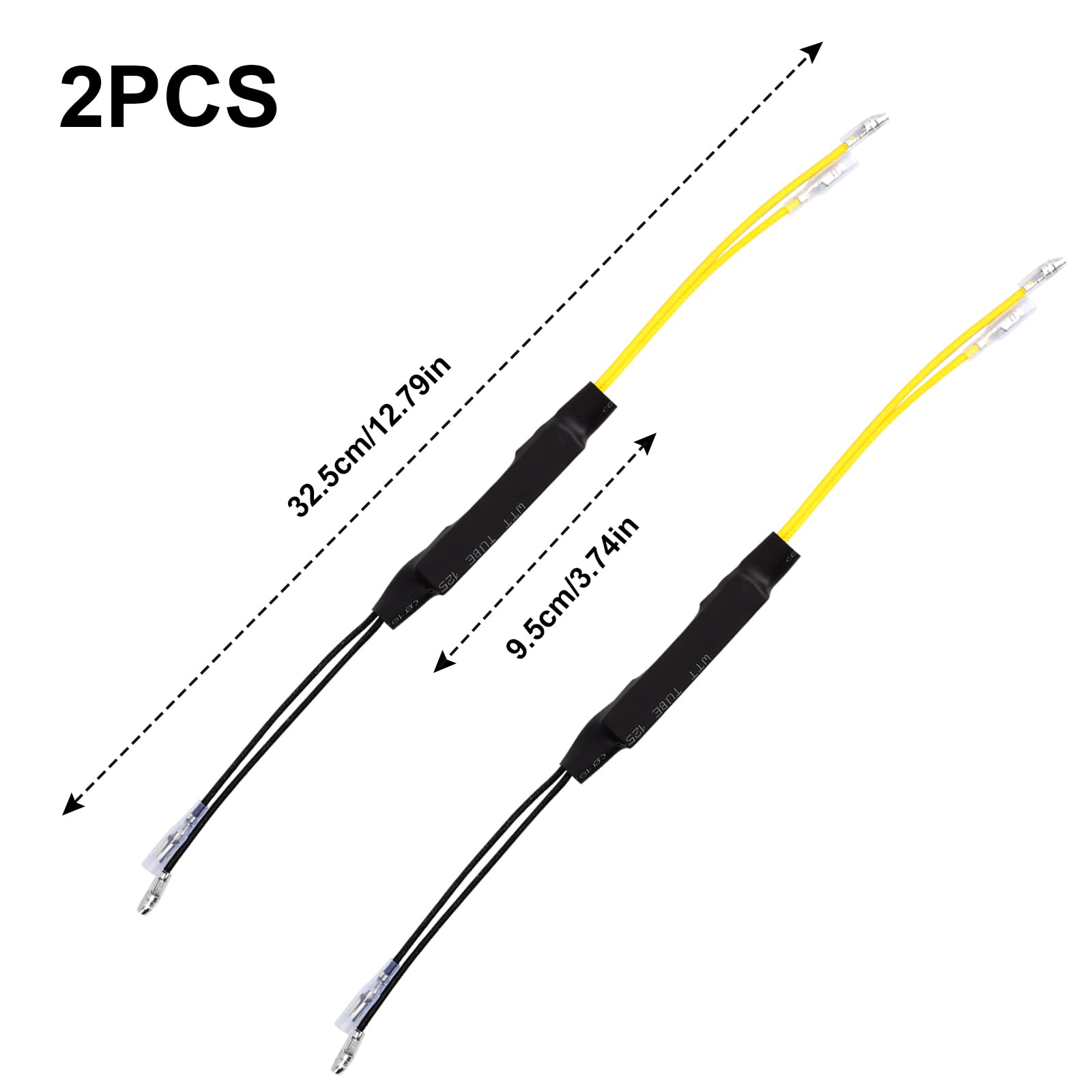 Dokeno 2 szt. Motocykl Migający Wskaźnik Rezystancji Adapter 12V 21W Motocykl LED Miga Korekta Błędów Naprawa Skutera Motocykla Skutera 6Ω