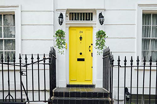 Oslamp 3 Bunches Artificial Flowers Vines, 3 Ft (90Cm) Morning Glory Hanging Plant Silk Garland Fake Green Plant Vines Decoration With Hanging Basket For Home Garden Wall Fence Stairway Wedding #TOP5