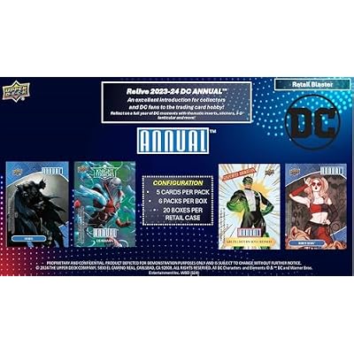 Upper Deck DC Comics Annual Trading Cards Blaster Box 2024