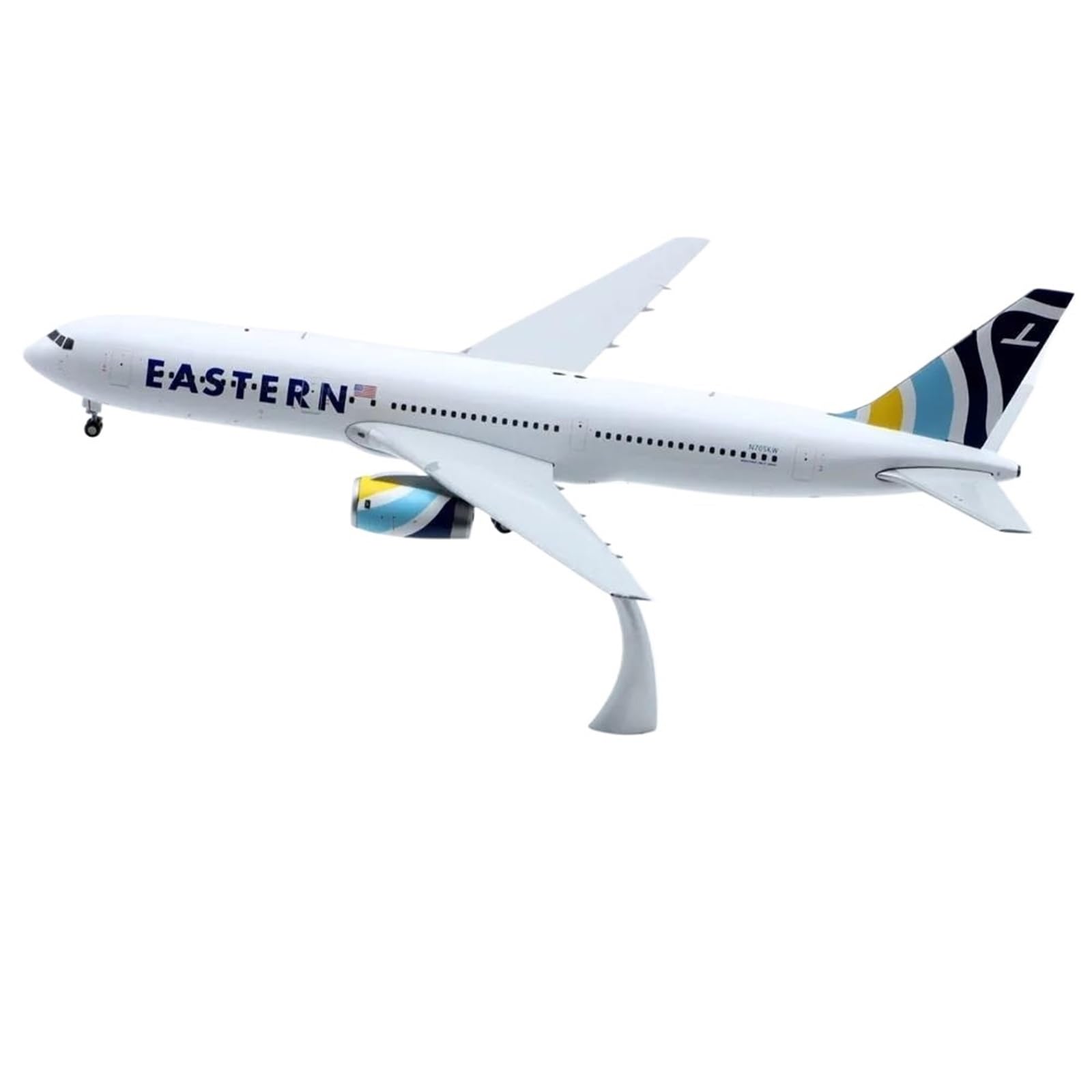Model samolotu metalowy Model samolotu 1:200 dla Eastern Airlines B767-300ER odlewany model samolotu samolot odrzutowy zestaw modeli do składania linii lotniczych skala Model samolotu