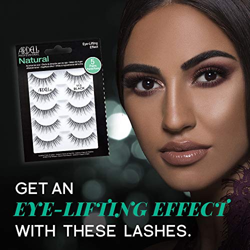 Ardell False Eyelashes Natural 110 Black, 1 Pack (5 Pairs Per Pack) #TOP1
