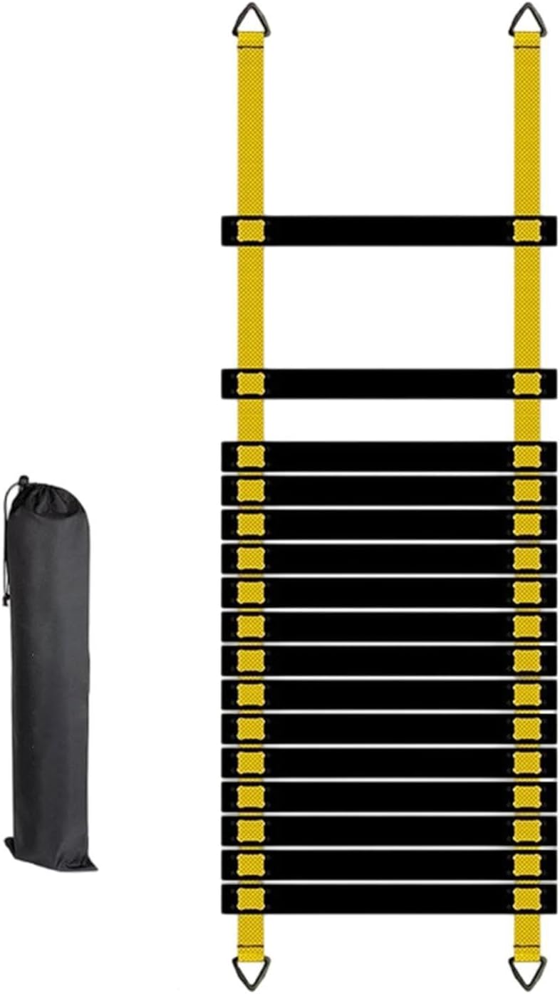 Agility Ladder Speed Training Equipments Set, Sports Agility Ladders | Portable Fitness Equipment with Carry Bag | Soccer Speed Ladder Sets for Athletes Track and Field Hockey Tennis Badminton
