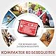 WALSER Premium Mini Erste Hilfe Set 2025, wasserfestes Notfall-Set Outdoor/Camping/Fahrrad, 31-teiliges Reiseapotheke Set, kompaktes Erste Hilfe Set Outdoor, Mini Verbandskasten 2025, First Aid Kit