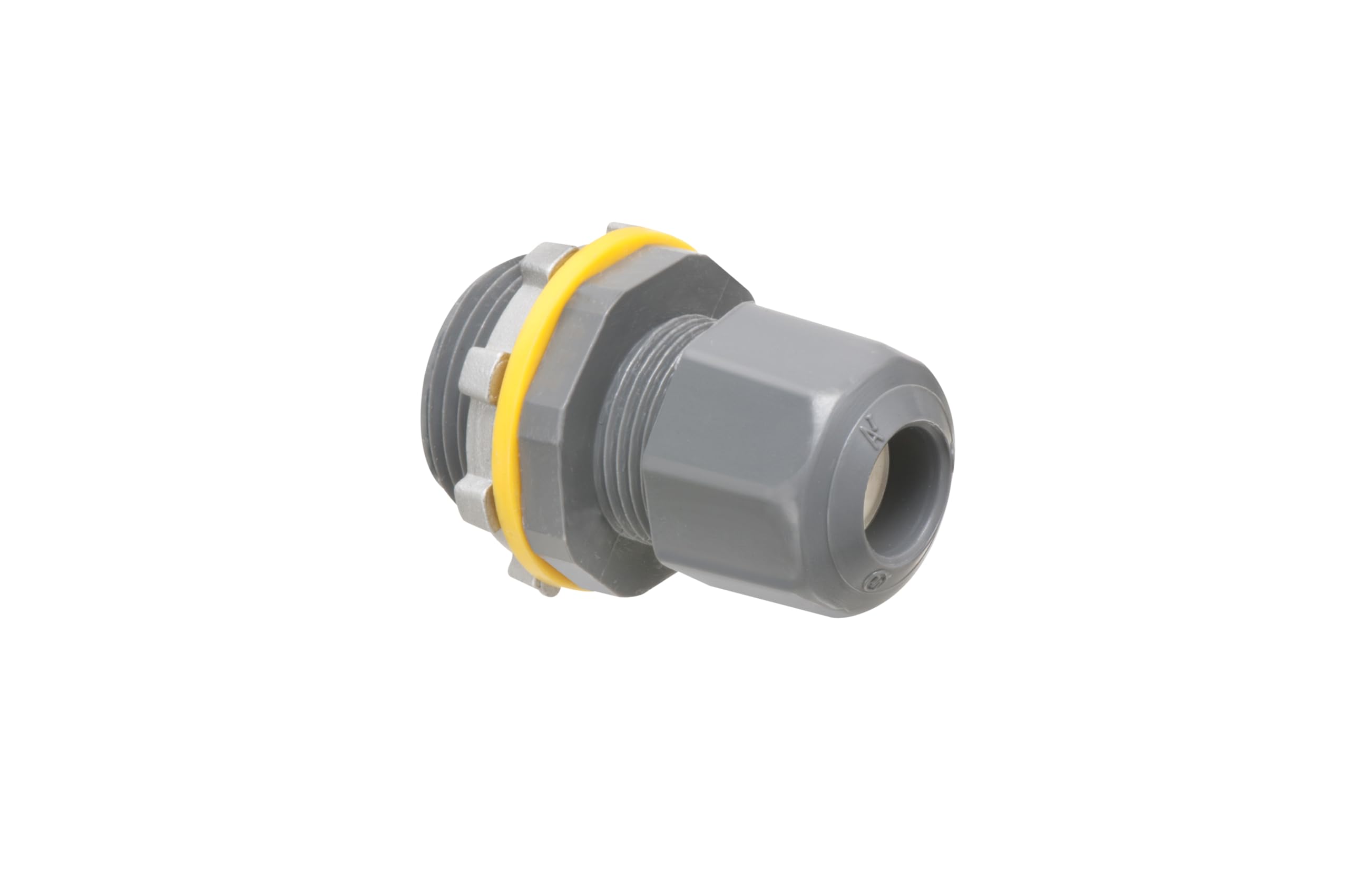 Arlington LPCG753 Liquid Tight Connector, 3/4 In., Gray