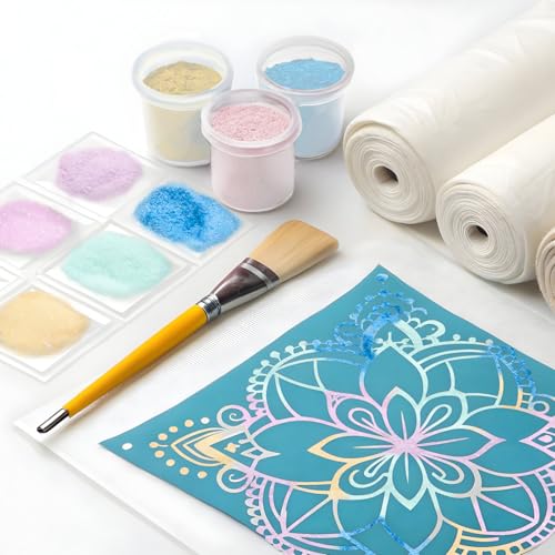 image for Heigble 6 Pcs 0.5 Ounce Pastal Embossing Powder Set for Easter DIY Cra